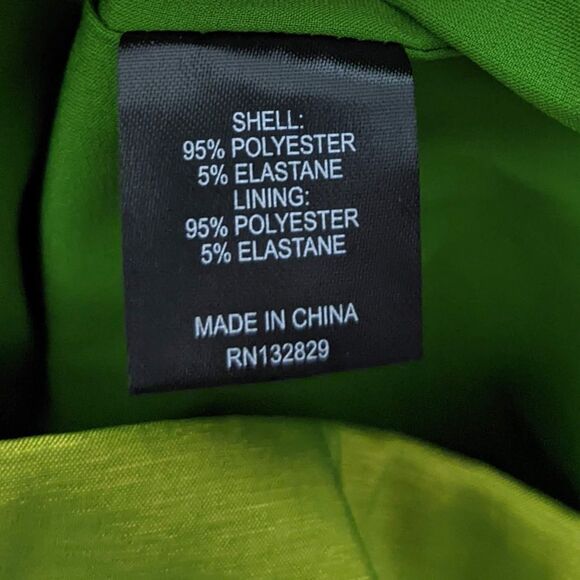 MAJORELLE Kaci Ruched Strapless Mini Dress Lime Green XS - Picture 11 of 13